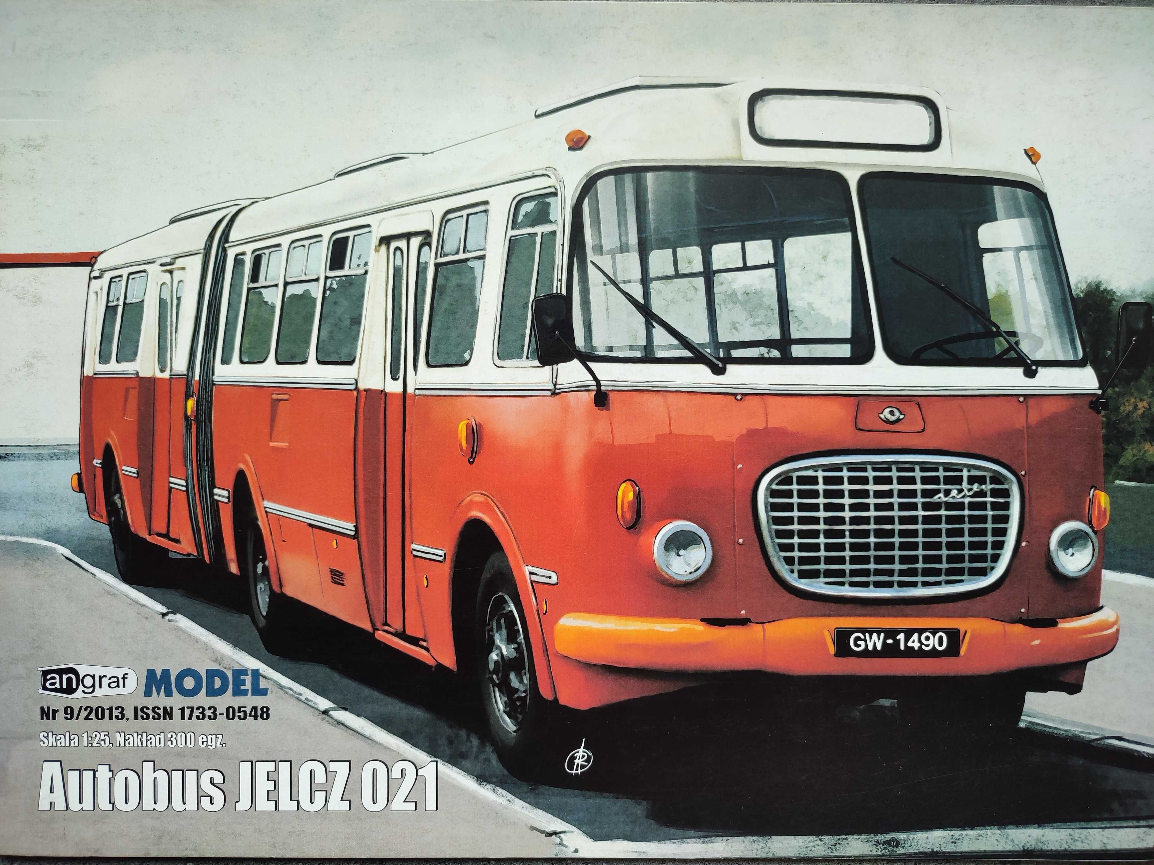 Model kartonowy Angraf 9/2013 autobus JELCZ 021