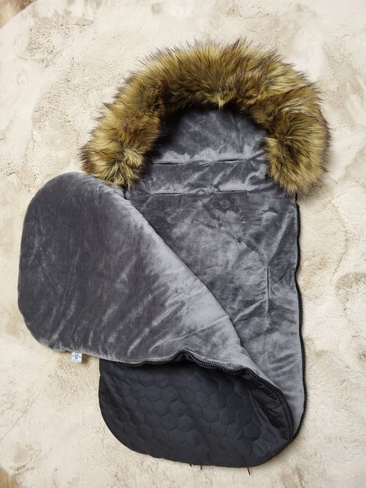 Śpiworek zimowy 5w1, gondola, sanki, fotelik samochodowy, spacerówka