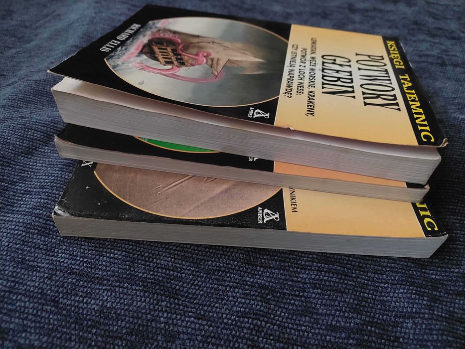 Księgi tajemnic zestaw 3 tomy