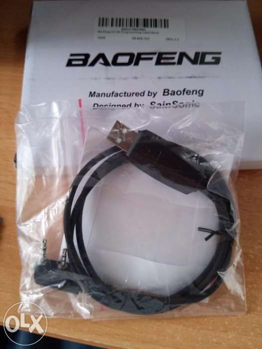 Cabo + CD / Kit programação para Baofeng GT3 UV-5R UV-6R etc