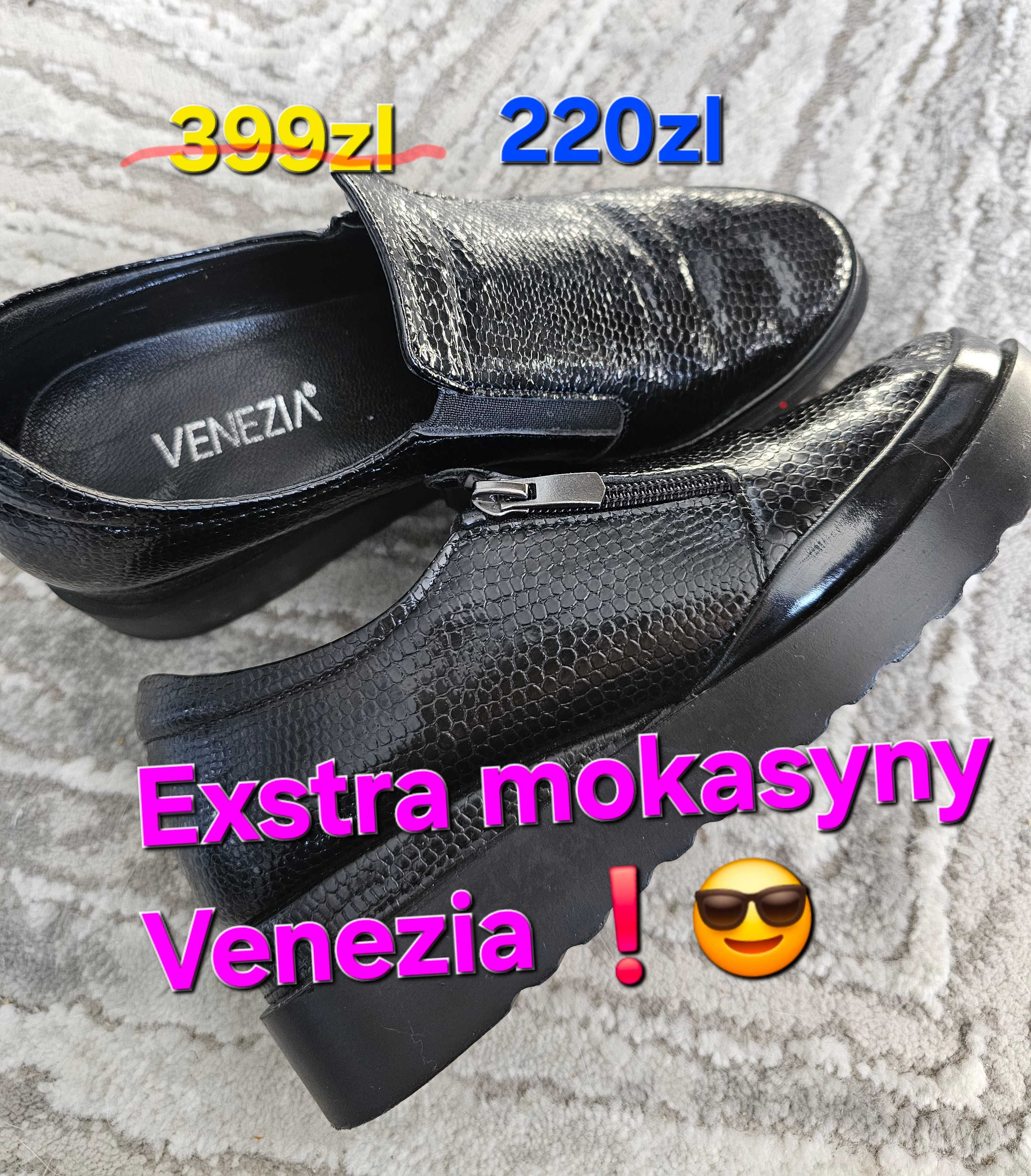 Lakierowane mokasyny z motywem zwierzęcym – styl i wygoda w jednym!