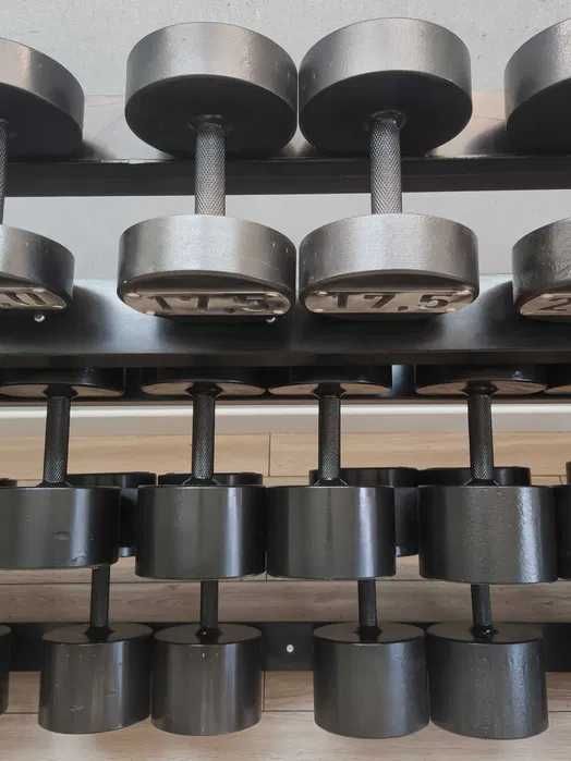 Hantle na siłownię PREMIUM zestaw 10-65kg + stojak