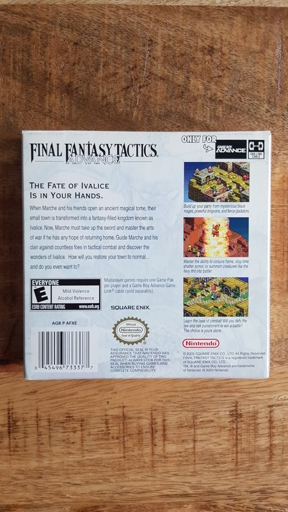Final Fantasy Tactics Nintendo Game Boy