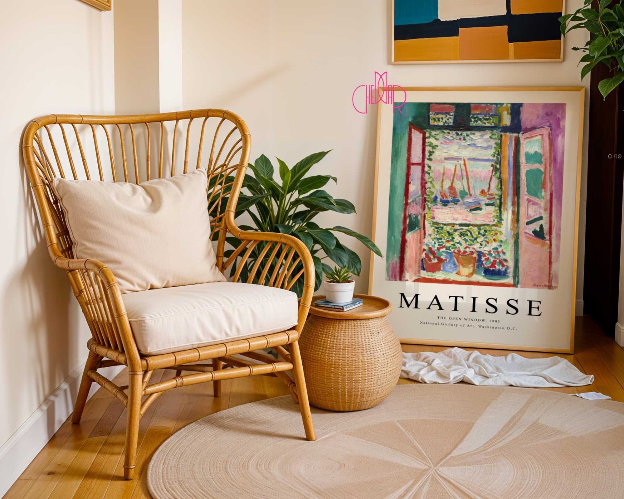 Plakat Matisse, Otwarte okno, 30x40