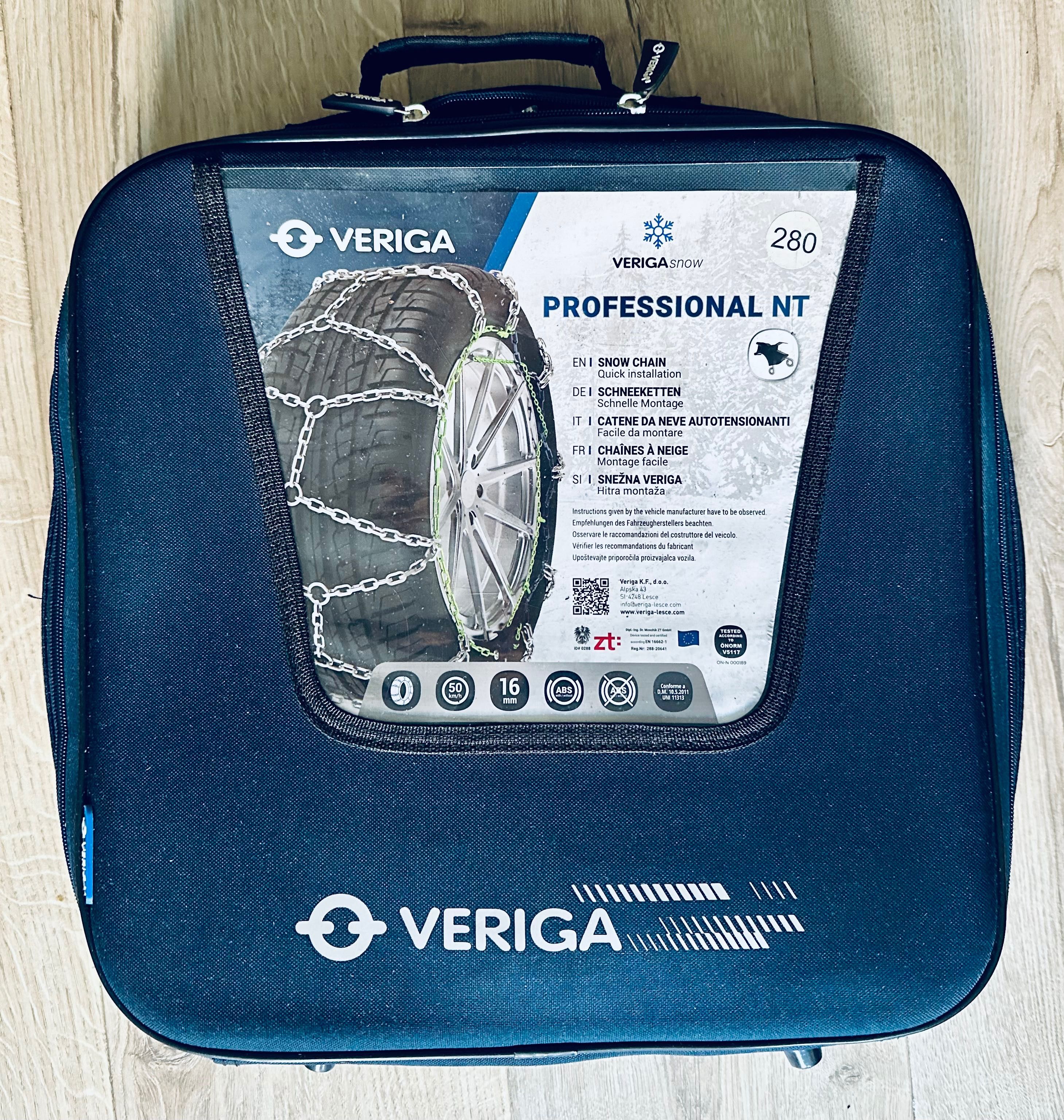 Łańcuchy śniegowe na koła Veriga PROFESSIONAL NT 280, 16mm 5117