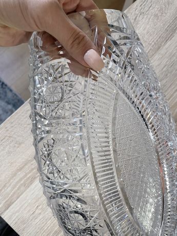 Flakon krysztalowy duzy wazon kryształ
