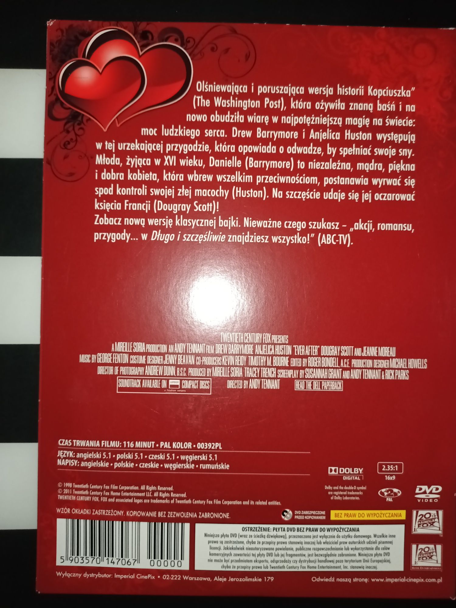 Długo i szczęśliwie Ever after DVD
