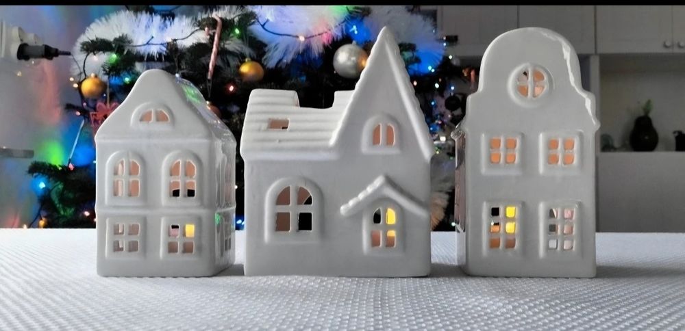 Świeczniki domki kamieniczki lampiony nowe świecznik domek kamieniczka