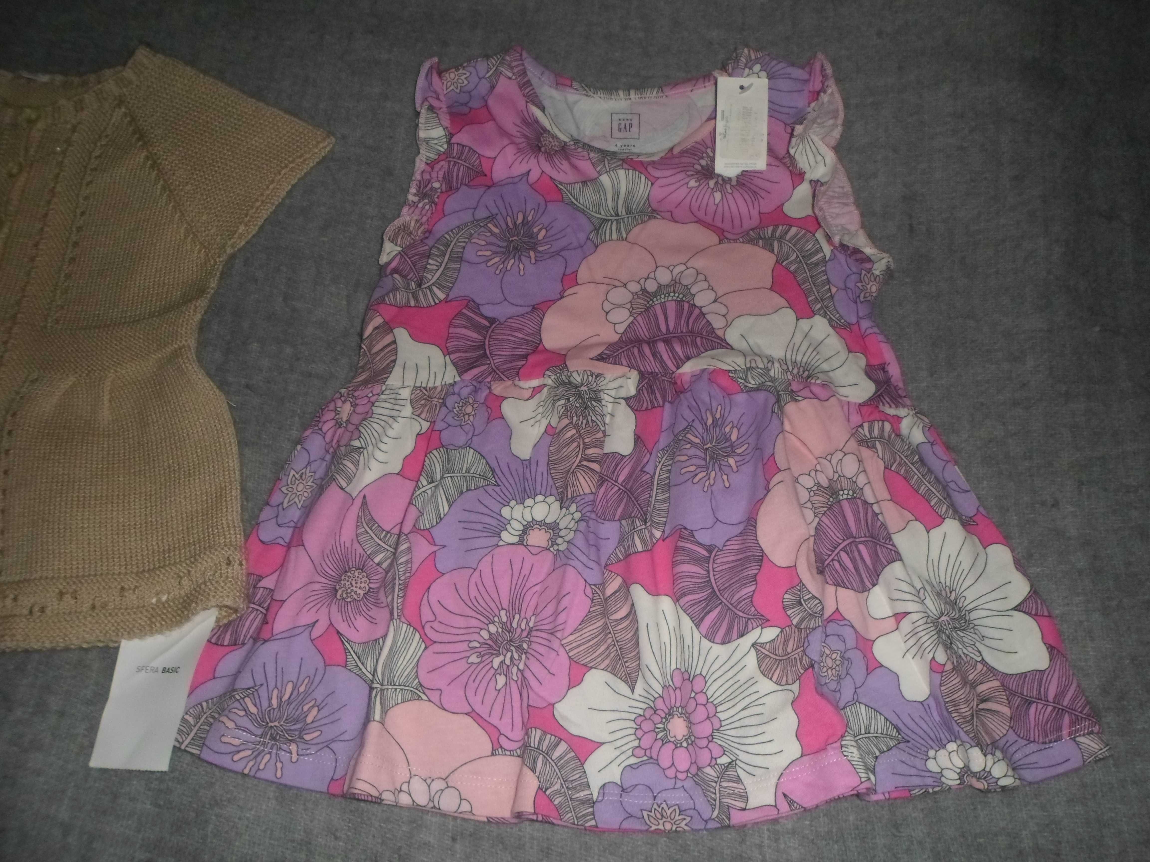 vestido e casaquinho novos com etiqueta para menina