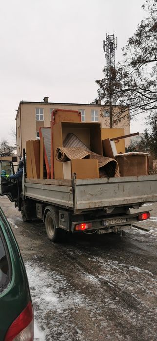Wywóz śmieci mebli gratów gabarytów gruzu drzewa Warszawa oczyszczanie