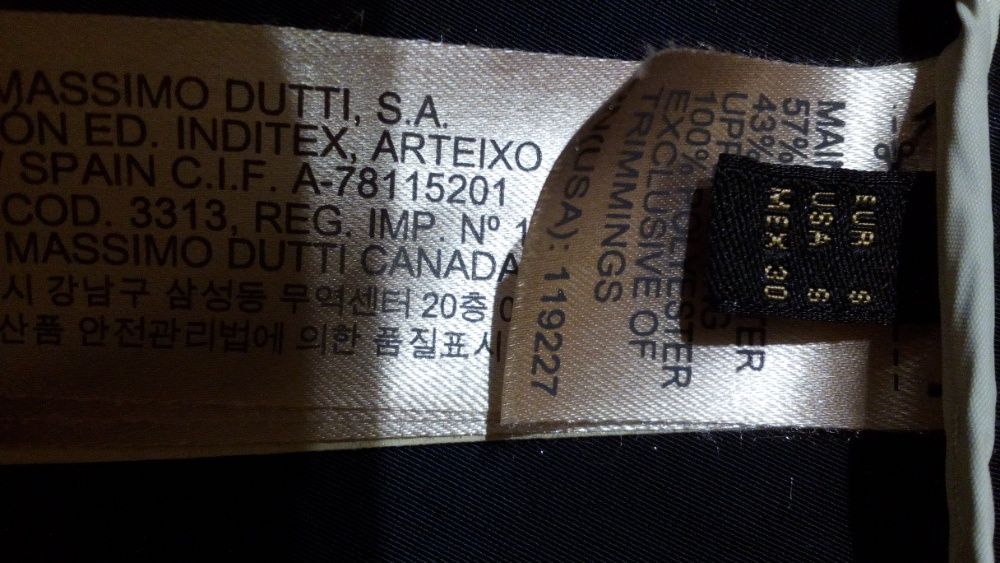 Blusão "Massimo Dutti"