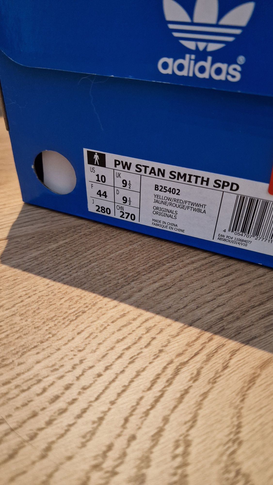 Adidas Stan Smith Pharell Williams 44 nowe żółte czerwone
