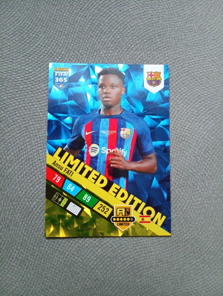 Panini Ansu Fati limited edition