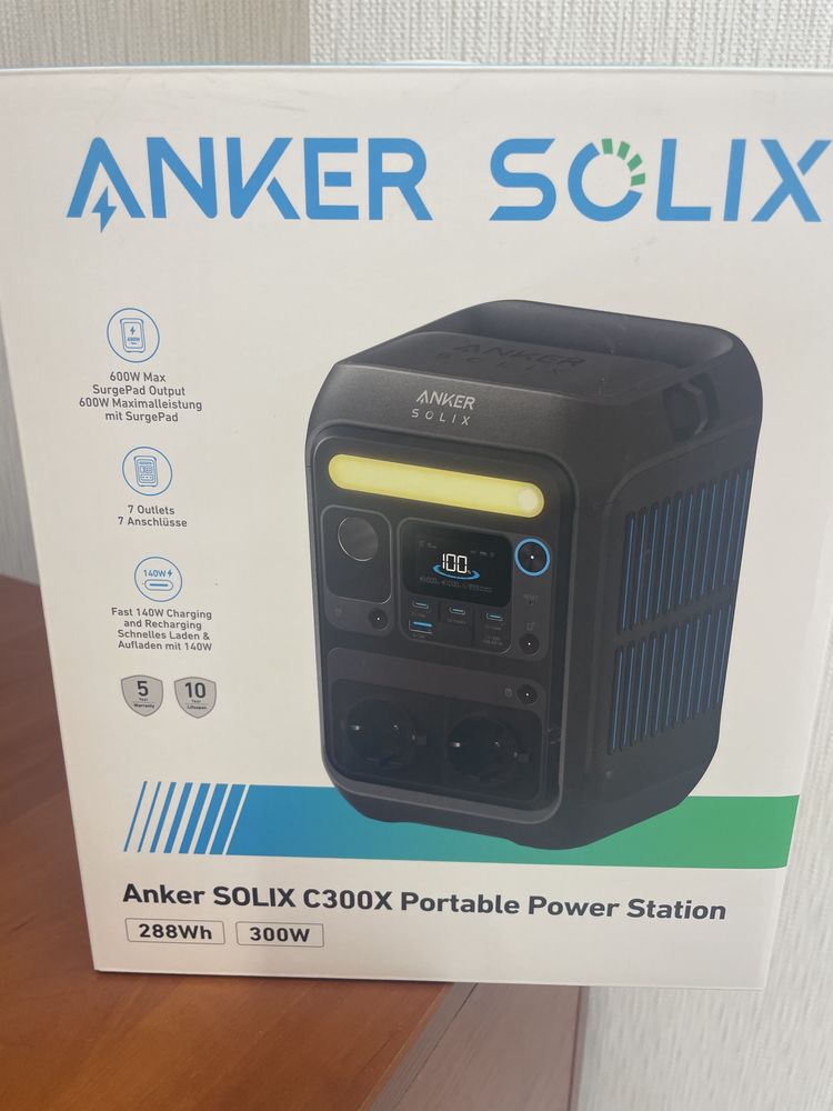 Зарядная станция Anker SOLIX C300X(Ecoflow.Bluetti)