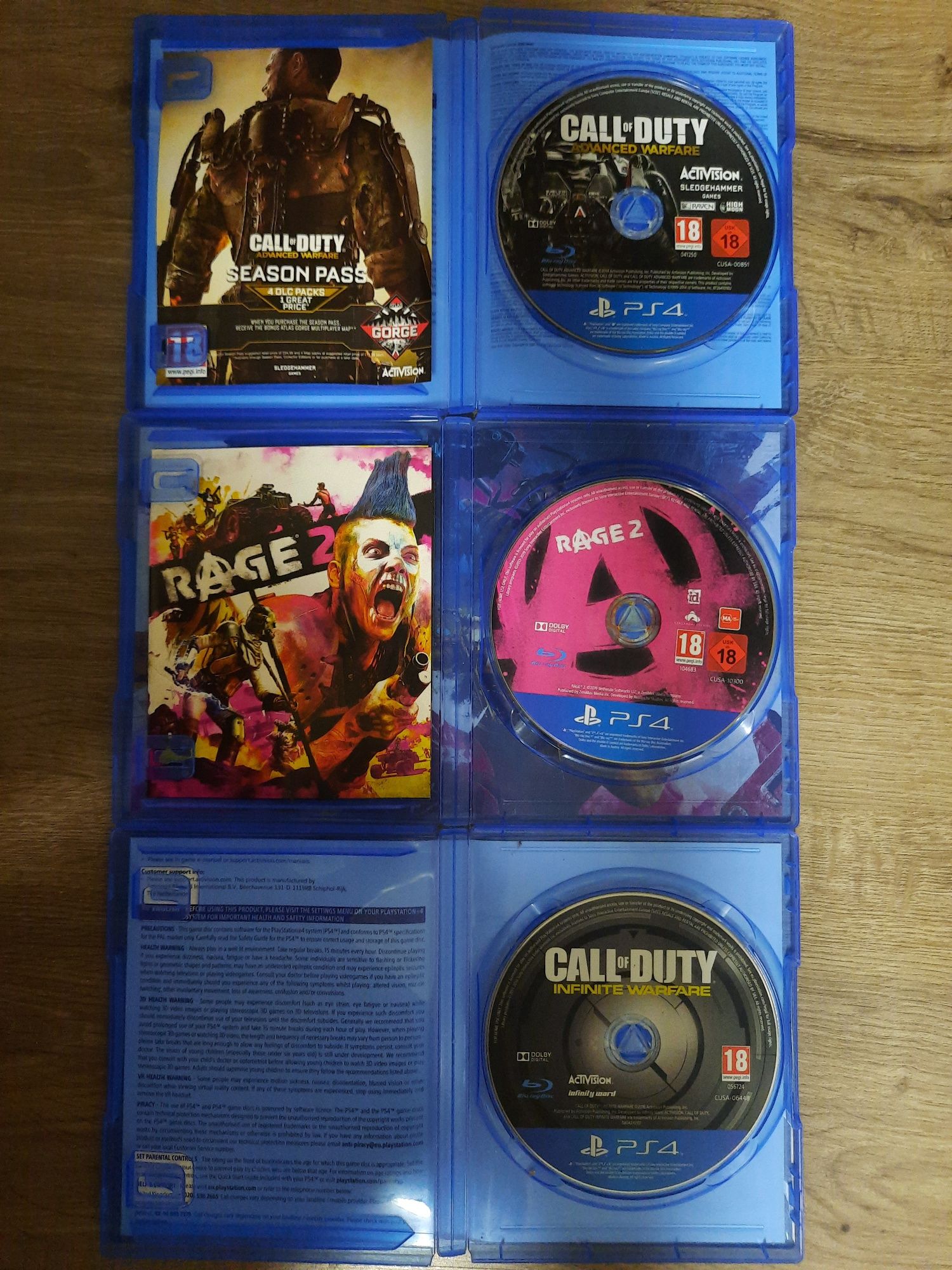 Лот ігор для Sony PS4/5: CoD AW, IW, WW2, Until Dawn, Star Wars, LEGO.