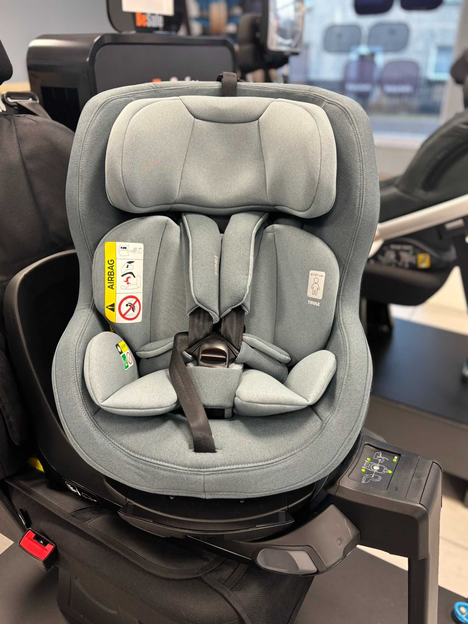 THULE Elm + baza obrotowa Alfi / fotelik obrotowy 40-105 cm