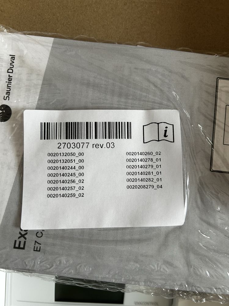 Sterownik Regulator Pokojowy Saunier Duval Exacontrol E7C Przewodowy