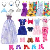 Ubranka Sukienki Dla Lalek Barbie + Ubranka dla Kena