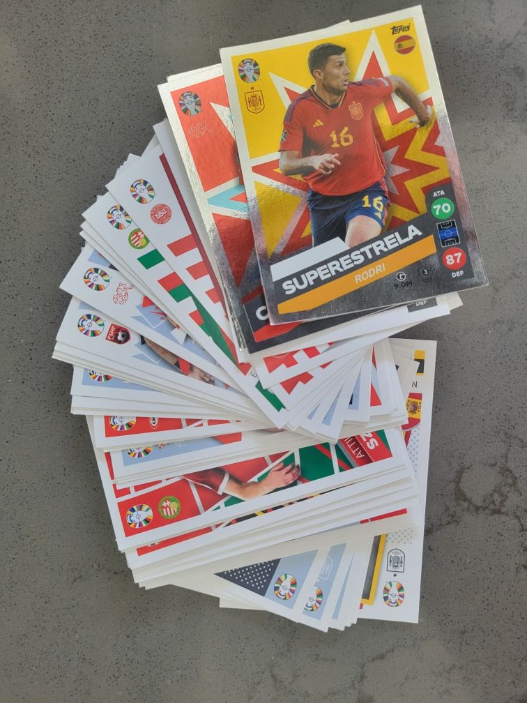 Coleção Match Attax UEFA Euro 2024 (Lidl – Alemanha) – 45 Cartas