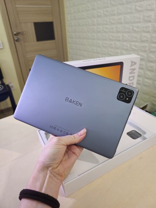 Планшет 10.1" BAKEN L10 4+4/128Gb 8 ядер Android 14 8000 mAh Сірий