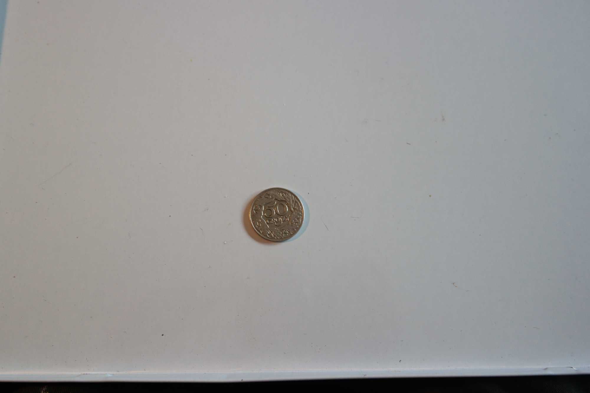 stara polska moneta 50gr 1923