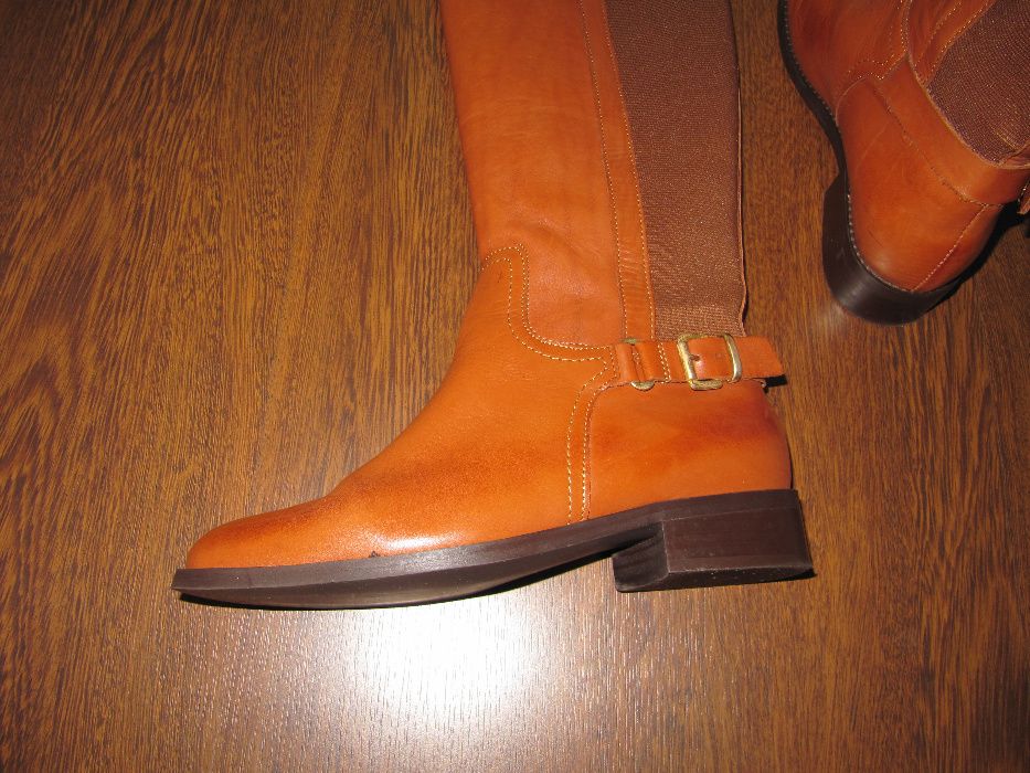 Bota Cano Alto Camel