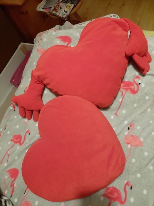 Czerwone serce/ poduszka