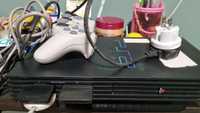 "Playstation 2 e 3 com jogos, controles e acessórios (PS3)