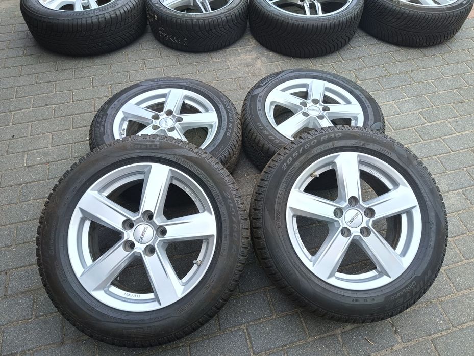 Koła Aluminiowe   6.5 x 16   5x108  ET50  FORD , VOLVO , Opony zimowe