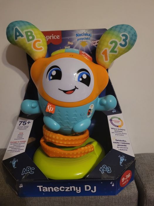 Fisher Price taneczny DJ nowy na prezent interaktywny edukacyjny