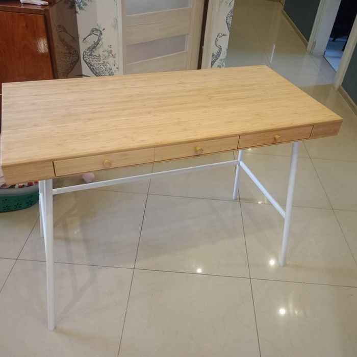 Biurko Ikea bambusowe