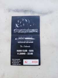 Entrada usada Stratovarius Hard Club 9 Junho 1999