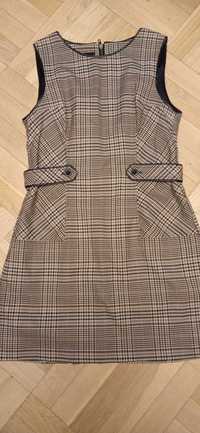 Sukienka mini /tunika w modną kratę