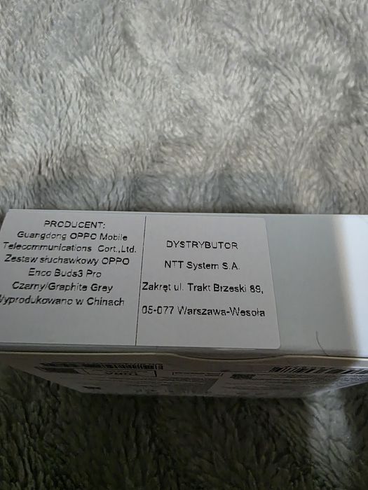 Słuchawki dokanałowe OPPO Enco Buds 3 Czarny