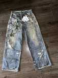 Джинсы acne studios акне студио широкие baggy opium vamp опиум
