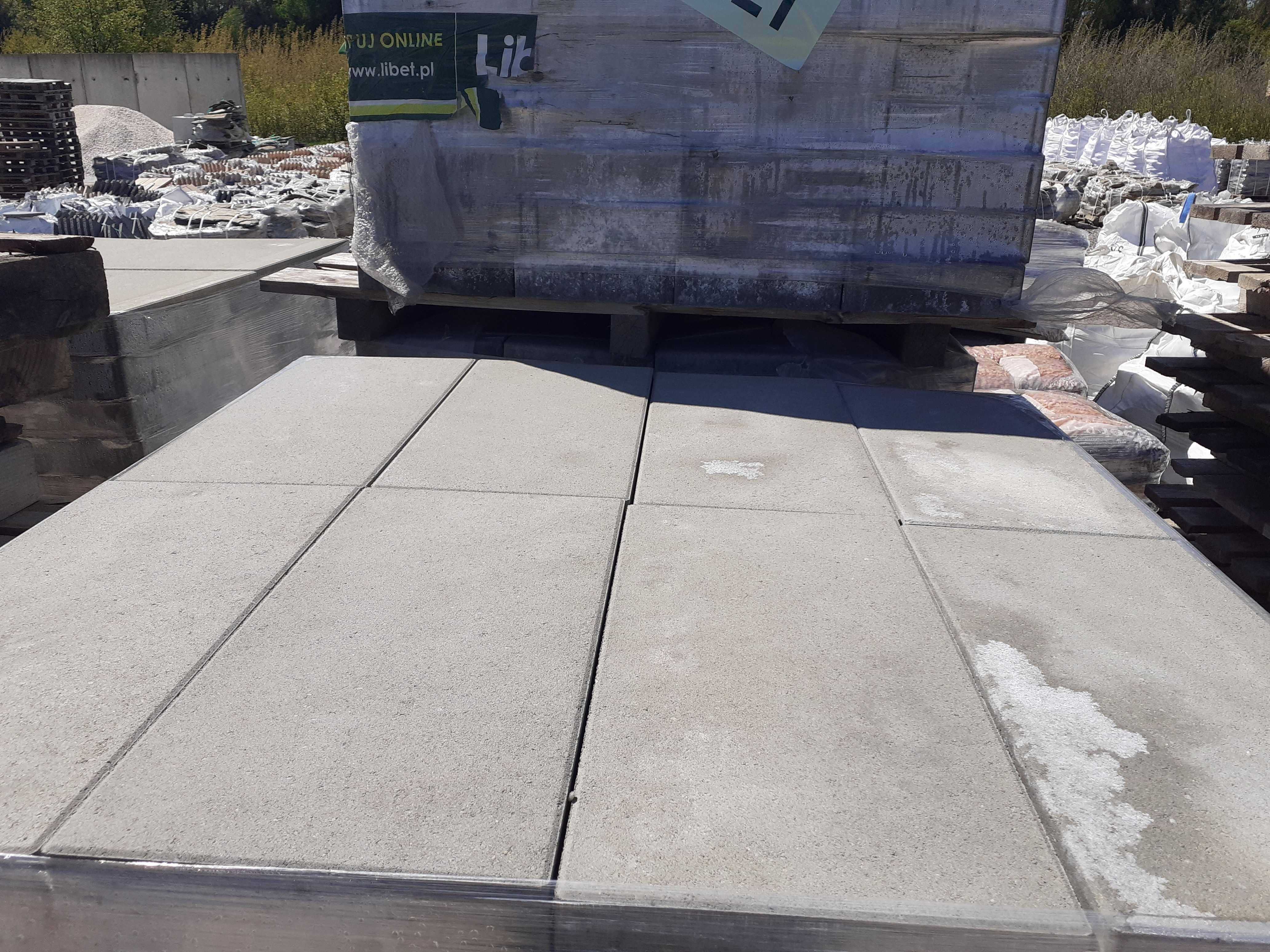 Płyta Chodnikowa Tarasowa 50x25x7 Szara Libet II gatunek
