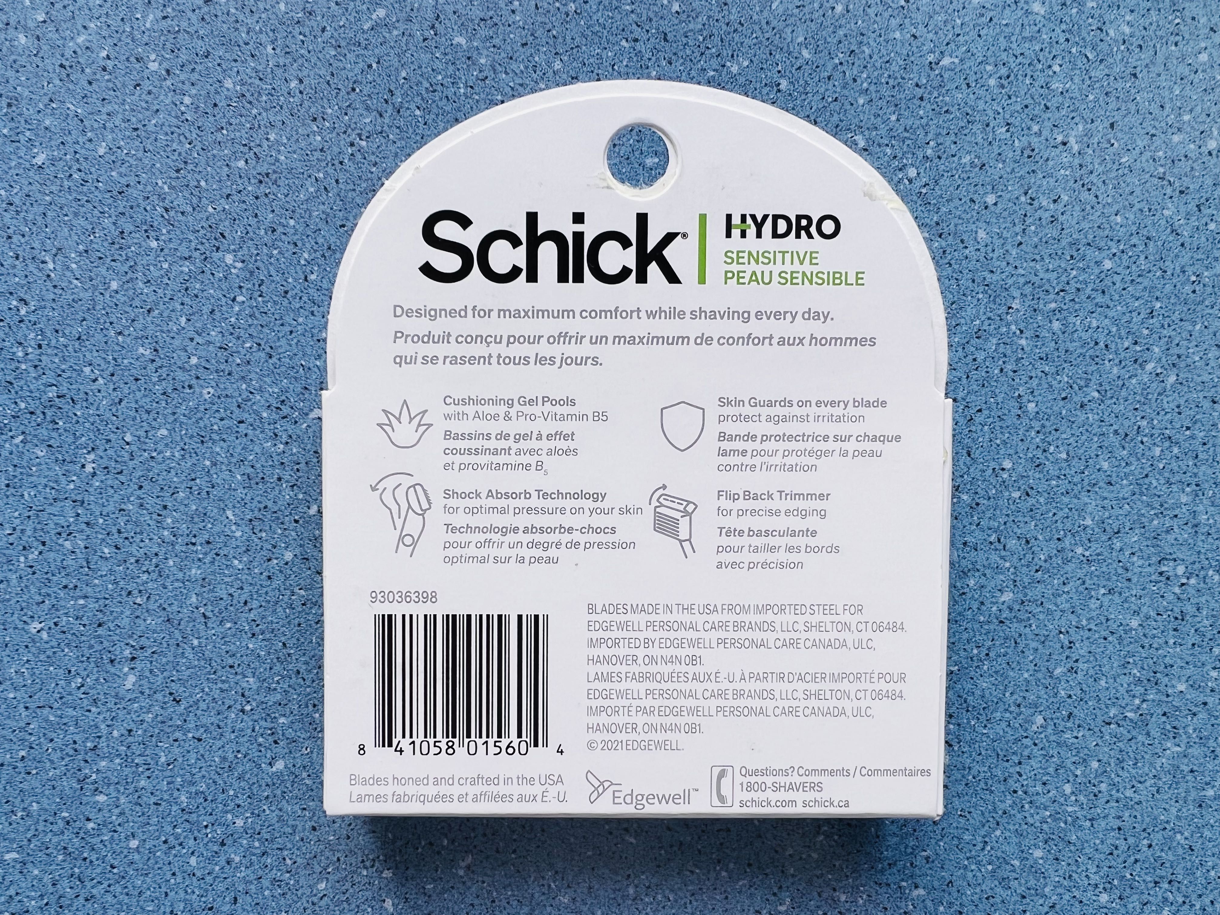 Schick Hydro 5, змінні картриджі для гоління для чоловіків