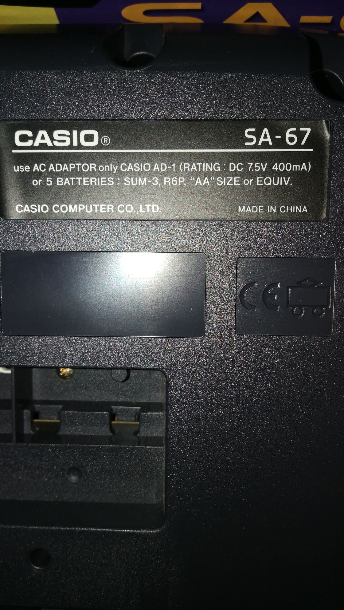 Órgão Casio SA 67