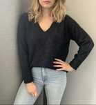 Selected Femme sweter z wełną i alpaką oversize minimalizm basic L
