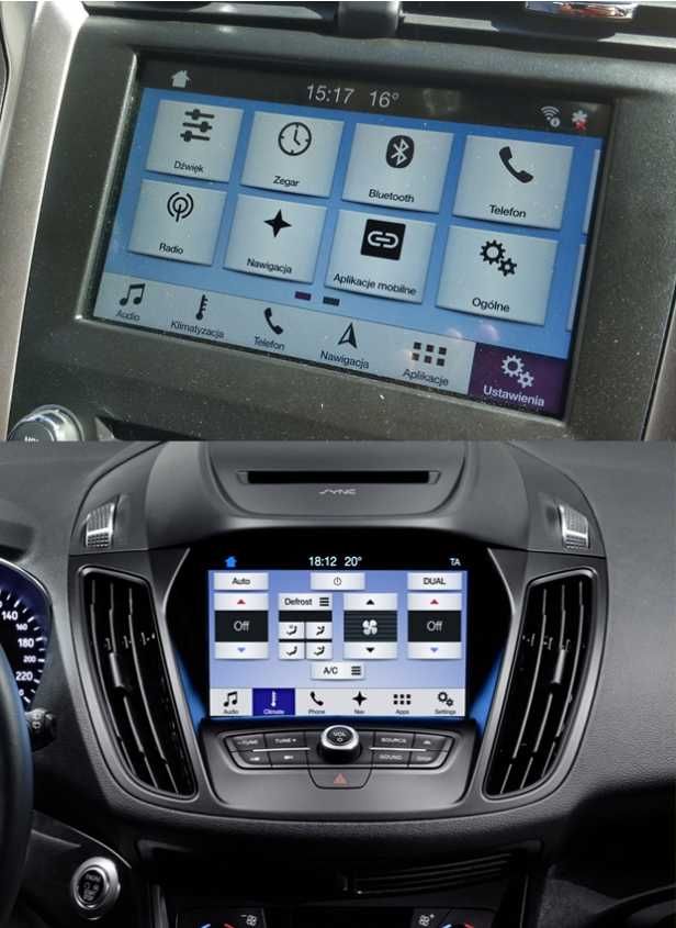 Konwersja USA na Europe Ford Sync 2 3 Mapa F12 Polskie Menu