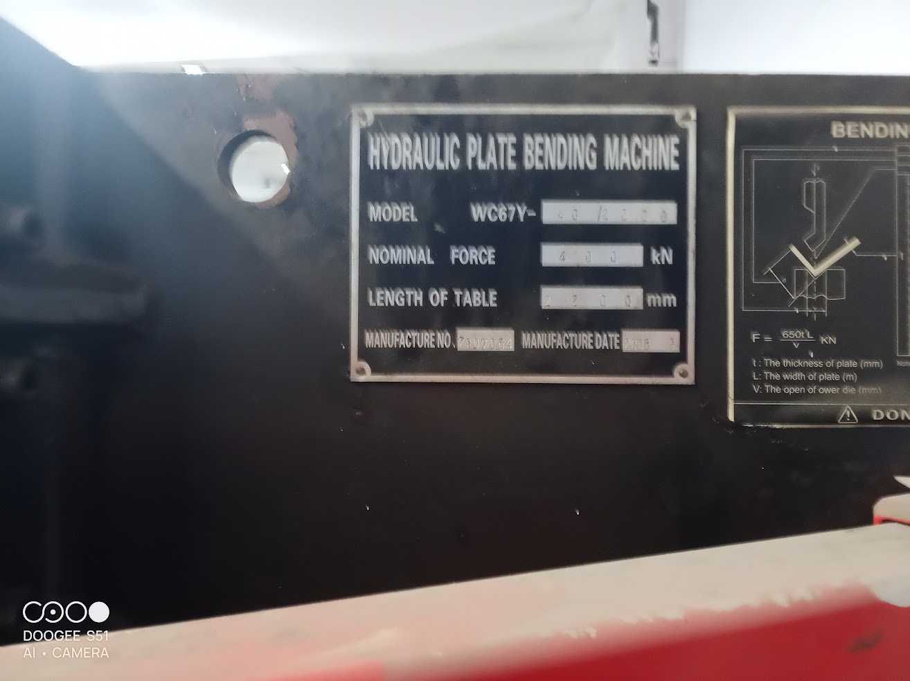 Prasa krawędziowa NC typ WC67Y