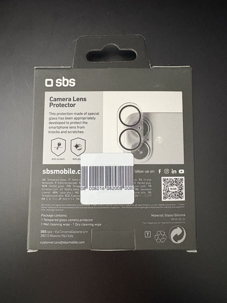 NOWY! Camera Lens Protector Iphone 16/16Plus SBS Ochrona na obiektyw