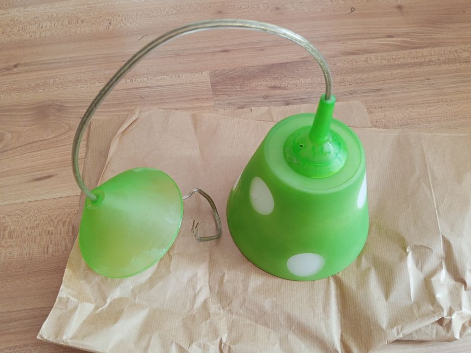 Lampa sufitowa  zielona