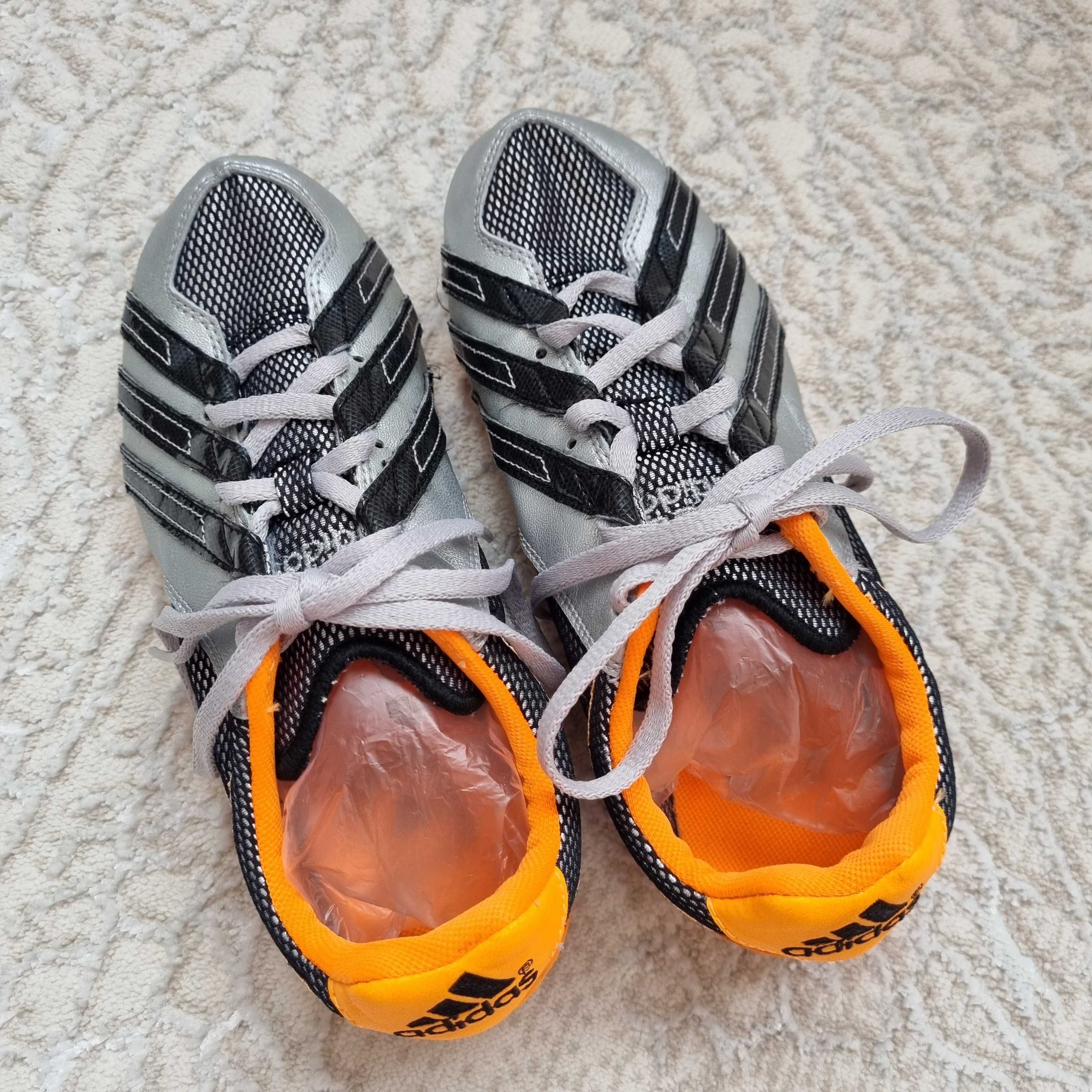 Kolce lekkoatletyczne sprinterskie, buty do biegania Adidas rozmiar 38