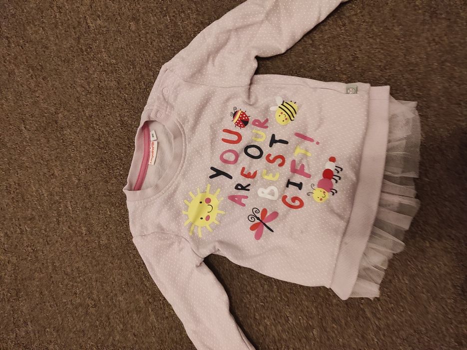 Bluza dla dziewczynki w rozmiarze 86/92