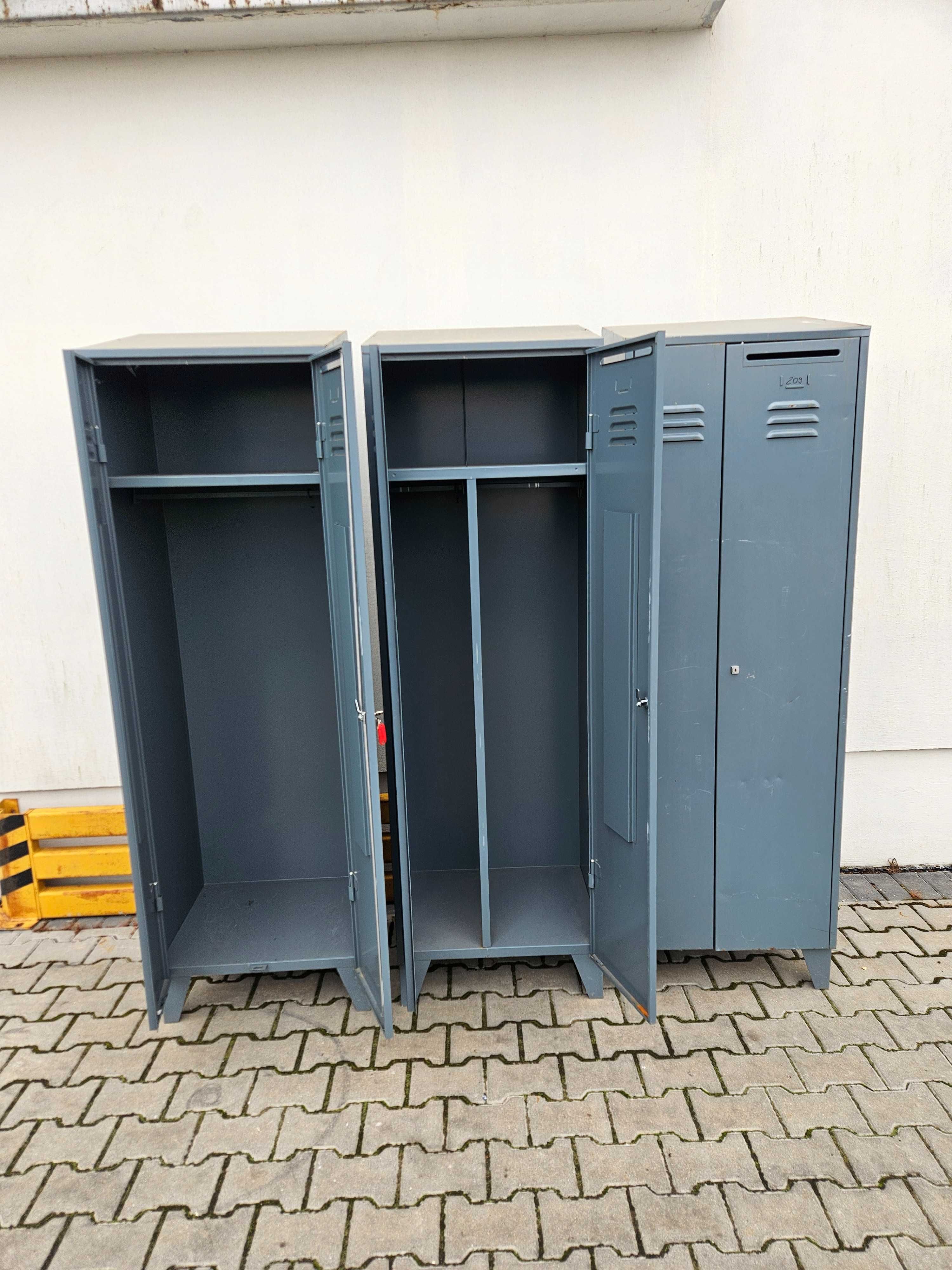 Szafki bhp/ szafki socjalne szare