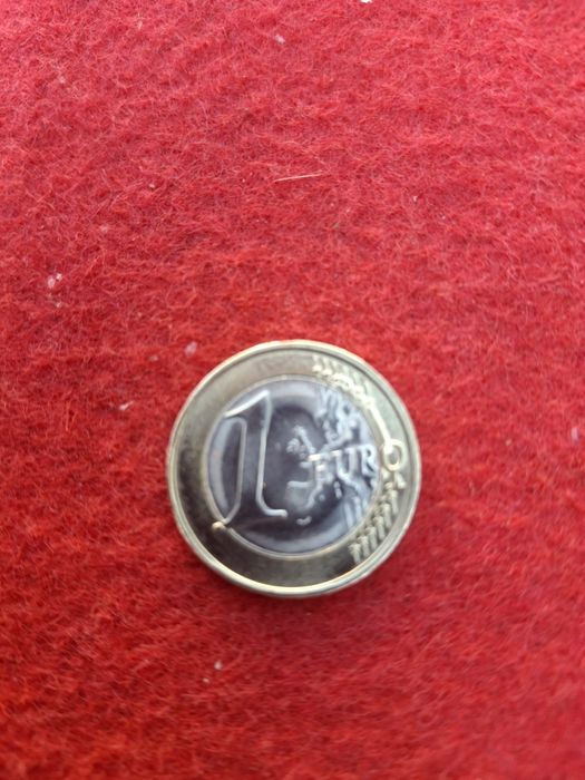 Moeda de 1 Euro,Portuguesa 2024,com erros de cunhagem, (Bela)