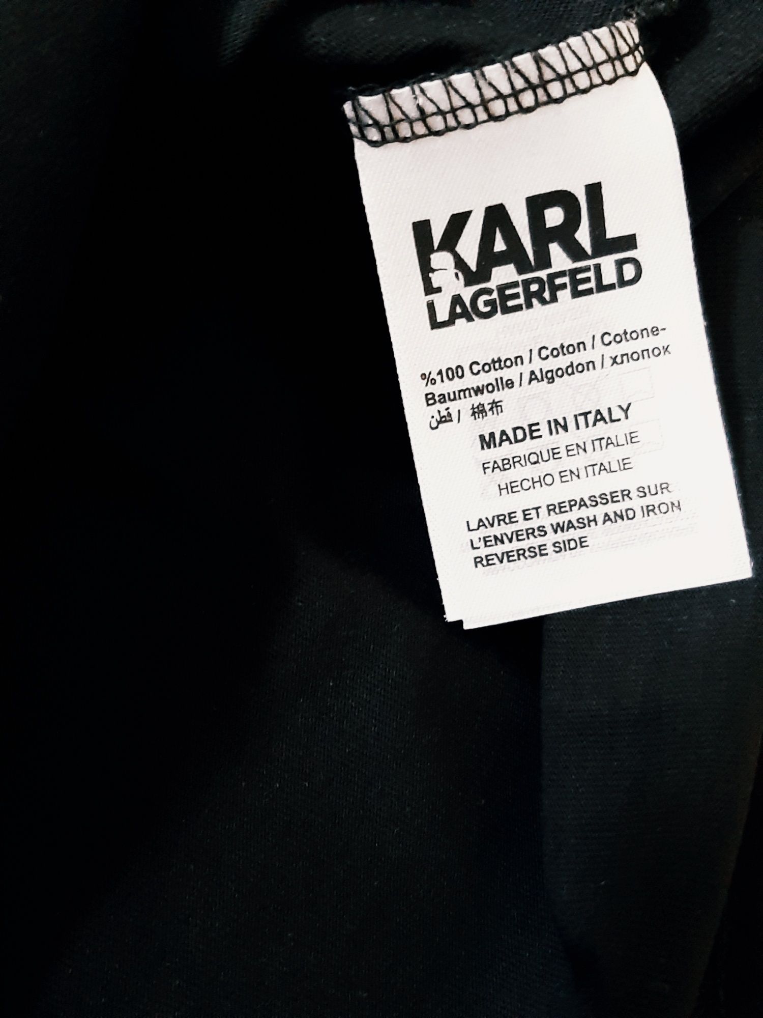 KARL LAGERFELD super T-shirt męski rozmiar XXXL