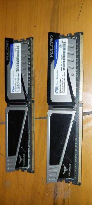 Оперативна пам'ять 16gb 2x8 gb, vulkan t-force 16 gb ddr4 2400
