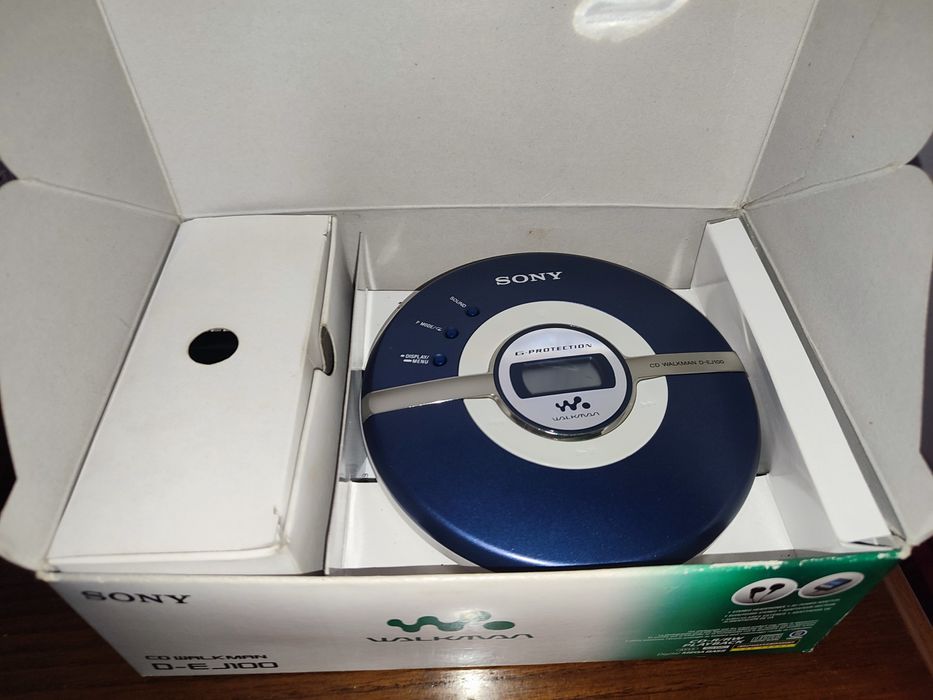 Sony CD walkman azul